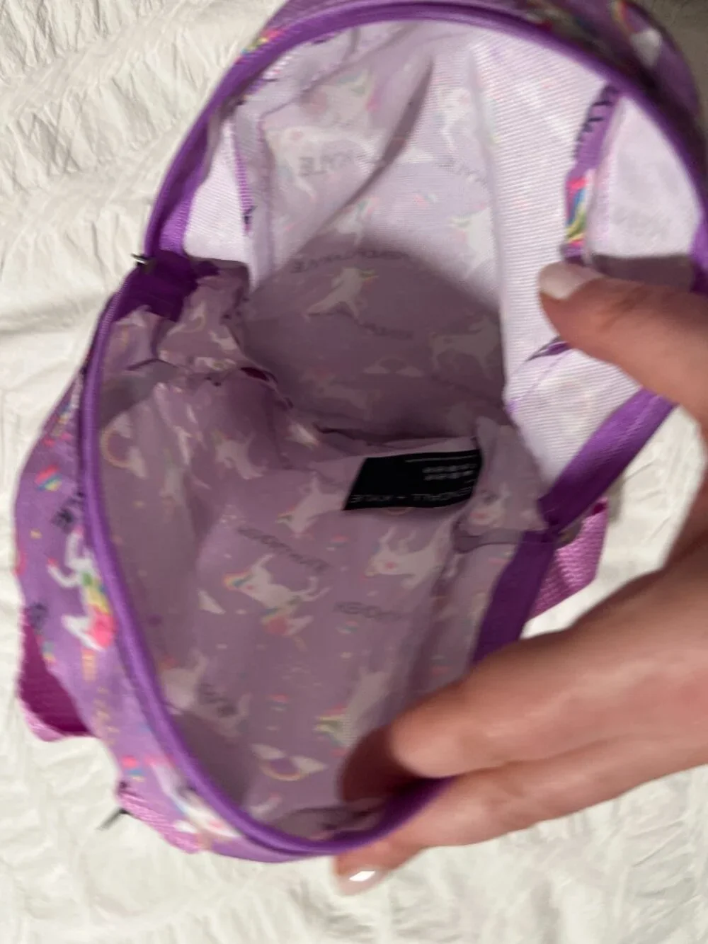 Unicorn - Kendall + Kylie Mini Unicorn Backpack Purple and Pink‎ NWT
